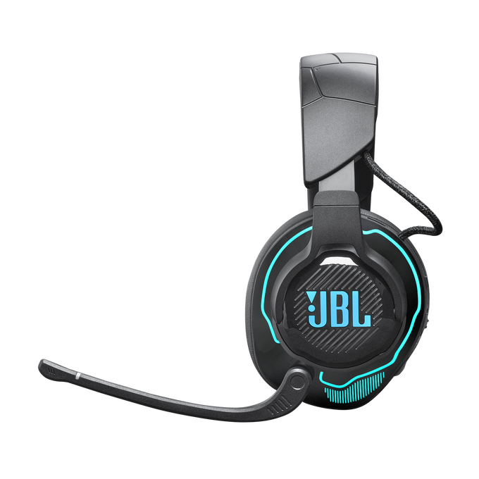 JBL Quantum 910 Wireless - Black - Wireless over-ear performance gaming headset with head  tracking-enhanced, Active Noise Cancelling and Bluetooth - Left image number null